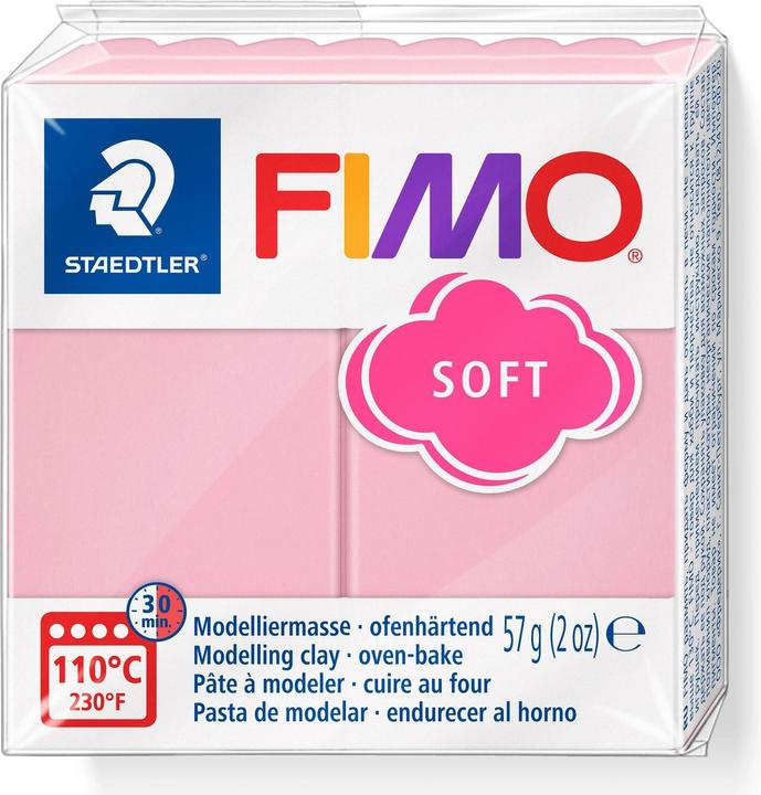 Image du produit Fimo Pâte à modeler Soft Trend crème fraise 57gr.
