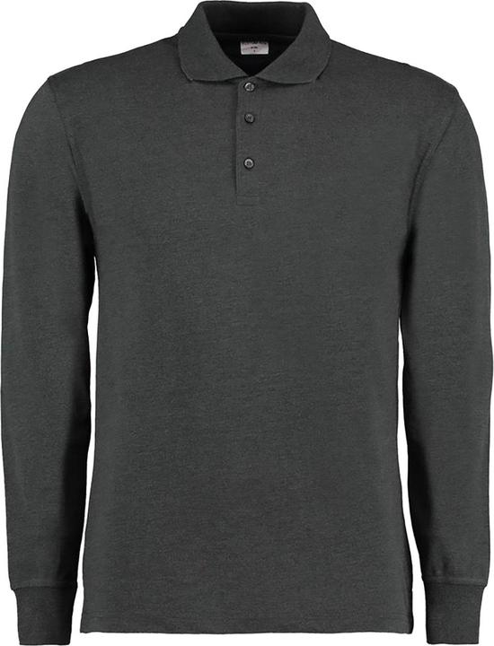 Actual product image Kustom Kit Pique Long Sleeve Polo Shirt (M)