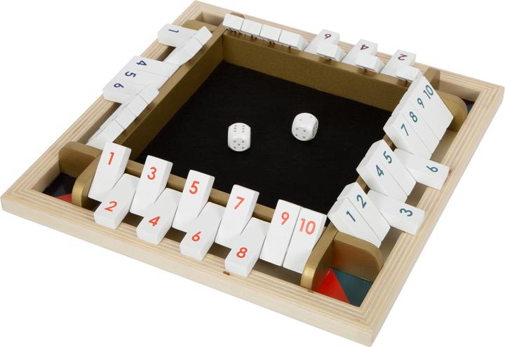 Produktbild small foot Würfelspiel Shut the Box „Gold Edition” (Deutsch)
