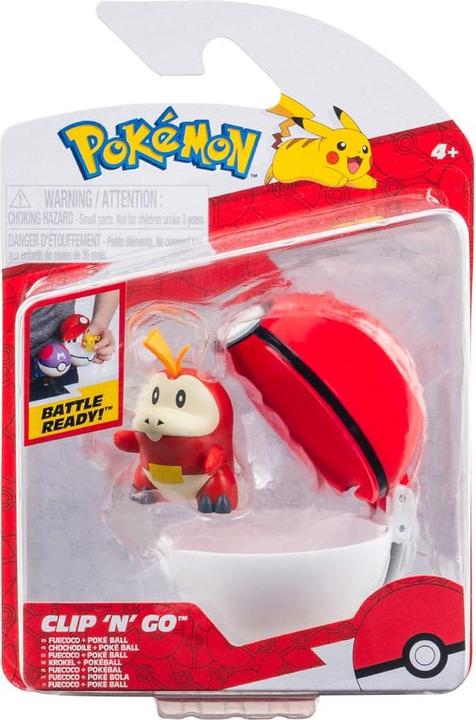 Image du produit Jazwares Clip'n'Go Poké Balls Crocodile avec Poké Ball