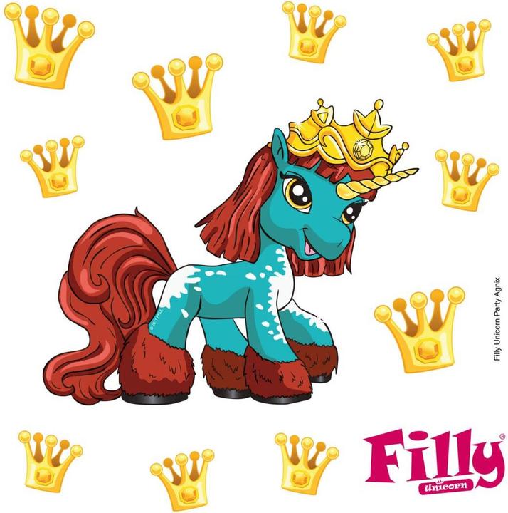 Actual product image Wall-Art Filly Unicorn Party Agnix (30 x 30 cm)
