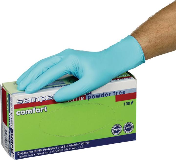 Produktbild Semperguard Einweg-Nitril-Handschuh (8, 9, L)