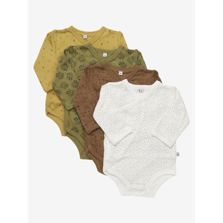 Produktbild Pippi Wickel-Langarm-Body 4er-Set Tinsel Gr. 68 (68)