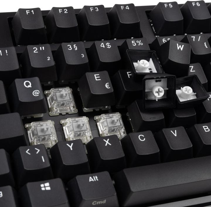 Produktbild Ducky Origin Gaming Tastatur, Cherry MX-Speed-Silver (DE, Kabelgebunden)