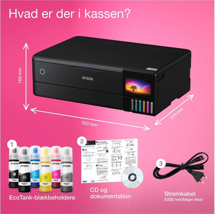Actual product image Epson EcoTank ET-8550 (Ink tank, Colour)