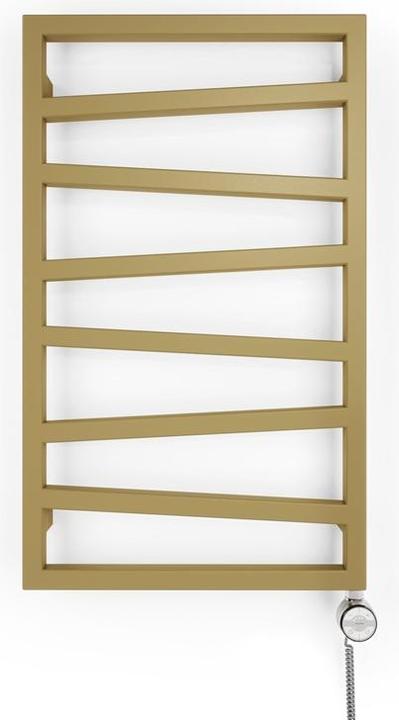Actual product image Terma Towel Heater El. Zigzag+Moa Anodic Gold