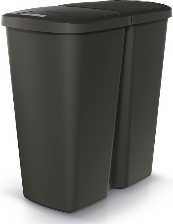 Produktbild Hrb Mülleimer mit 2 Fächern (2x 25L) für Mülltrennung (50 l)
