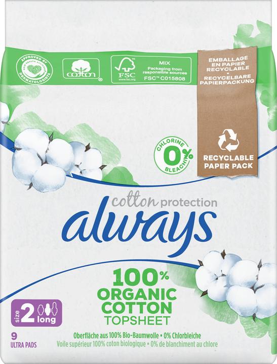 Produktbild Always Cotton Protection (9 x, Damenbinden)