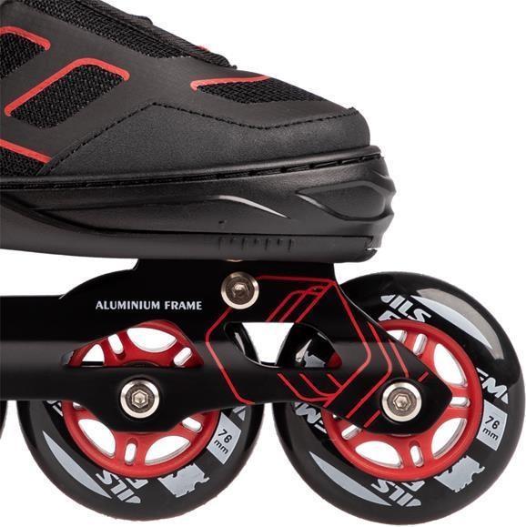 Image du produit Nils Patins à roulettes Extreme NA14174 noir-rouge - PU76 mm/82A (M 35-38) (35)