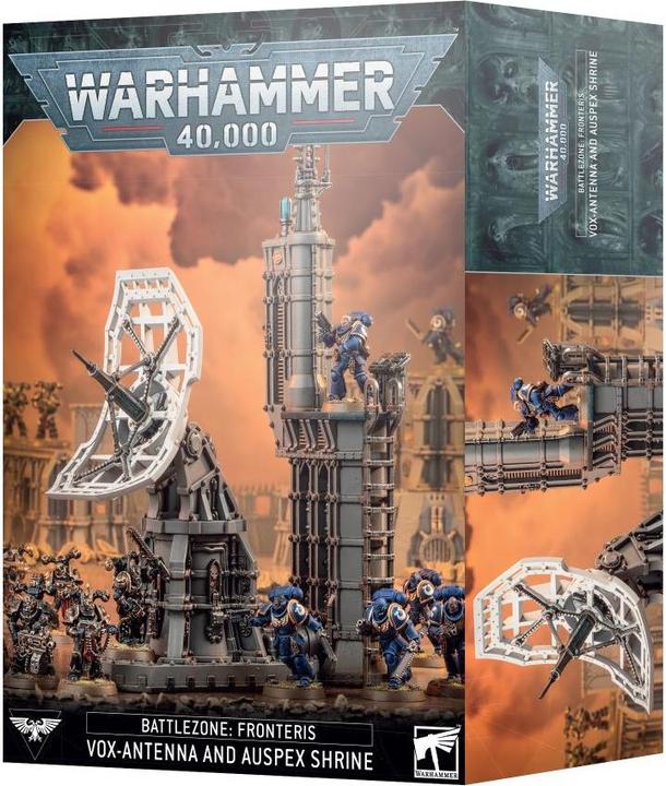 Produktbild Games Workshop Battlezone: Fronteris – Vox-Antenna and Auspex Shrine (Kunststoff)