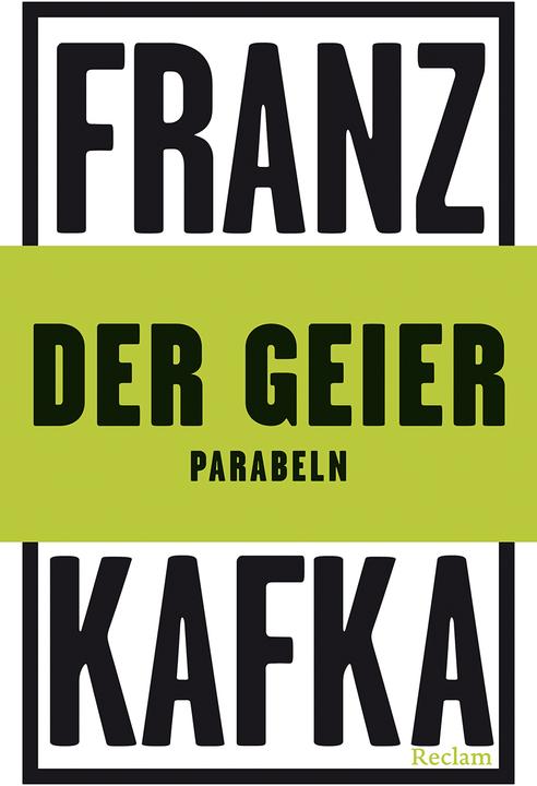 Actual product image Der Geier (German, Franz Kafka, Marcel Krings, 2024)