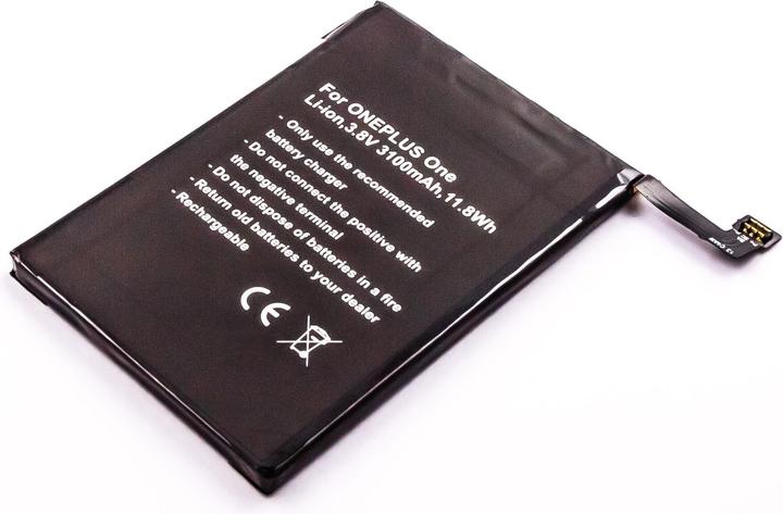 Actual product image AGI 59788 - Battery/Battery - OnePlus - Black - Lithium-Ion (Li-Ion) - 3100 mAh - 3