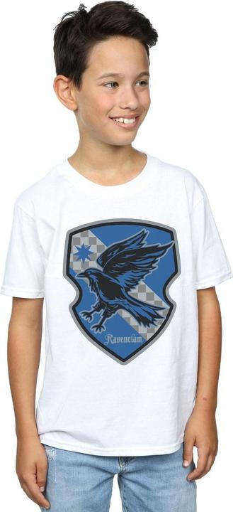 Actual product image Boys Ravenclaw Crest Flat T-Shirt (140, 146)