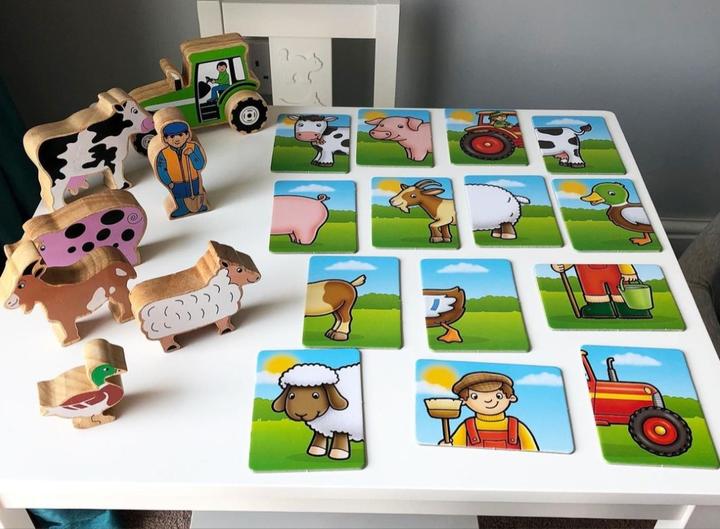 Actual product image Orchard Toys "Farmyard Heads and Tails" Ages 18+ months (6000 pieces)