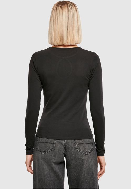 Produktbild Urban Classics Ladies Organic Keyhole Longsleeve - 16786 (S, M)