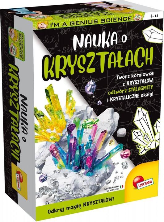 Lisciani Science Set I am a Genius The Science of Crystals