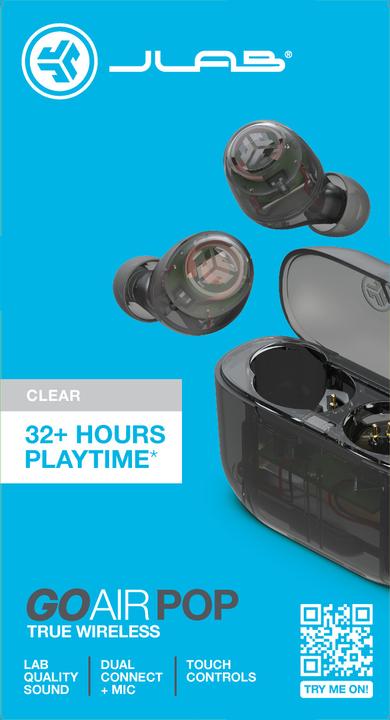 Actual product image JLab Audio Go Air Pop (No noise cancelling, 8 h, Wireless)