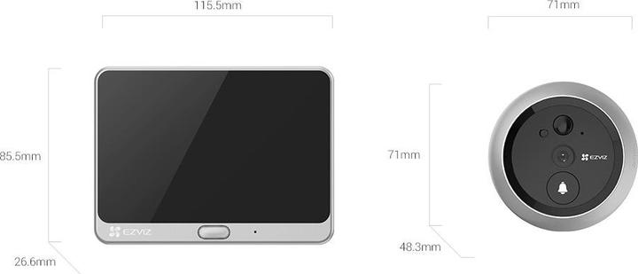 Actual product image EZVIZ DP2 (PIR)