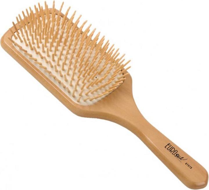 Caso Eurostil Fuelle Mango Madera Cuadrado Cepillo Grande