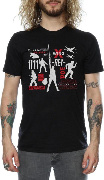 Produktbild Star Wars The Last Jedi Rebellion Silhouettes TShirt (L)