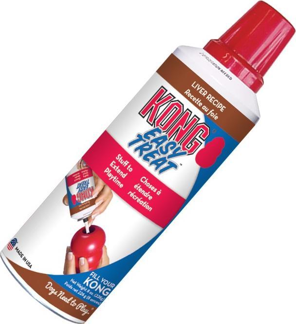 KONG Pâte de foie farcie et farcie (Jouet alimentaire pour chien)