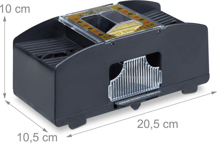 Produktbild Relaxdays Kartenmischmaschine 2 Decks