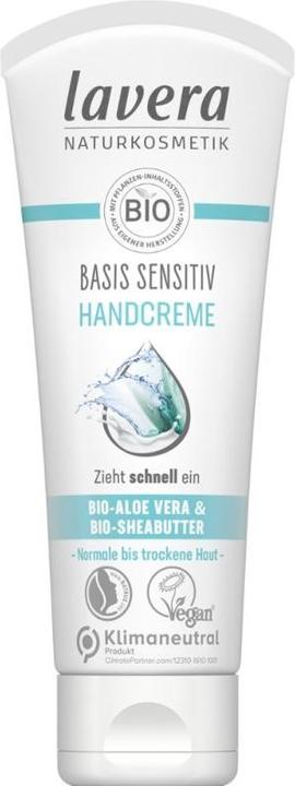 Image du produit Lavera crème pour les mains basis sensitiv crème (75 ml)