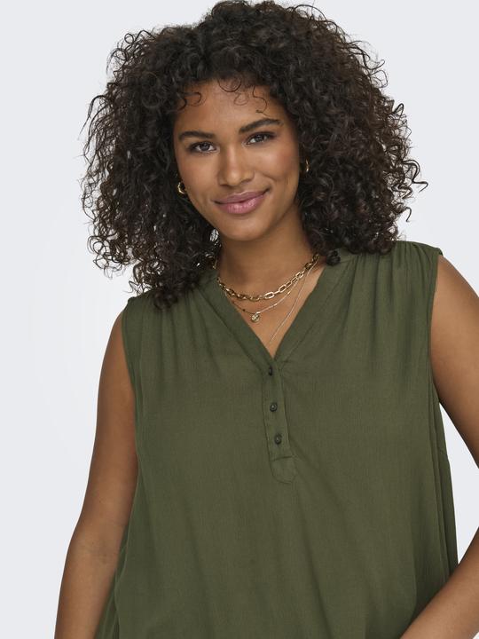 Image du produit Only Coupe normale Col en V Débardeur Curve Top (46)