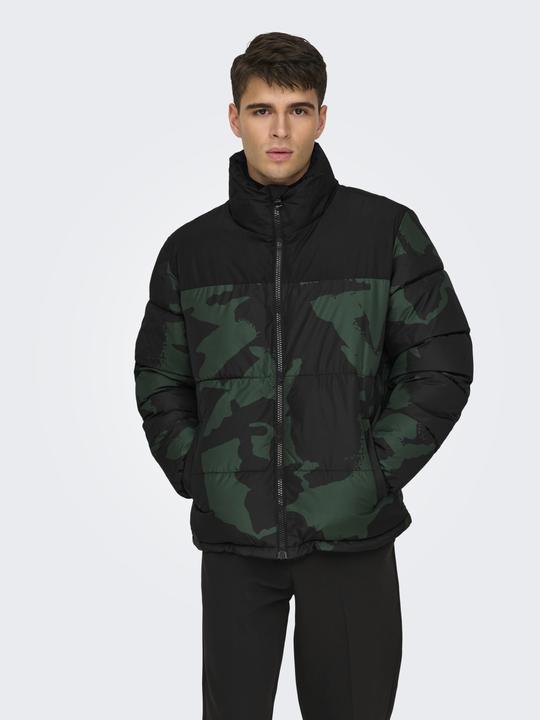 Produktbild Only & Sons Stehkragen Elastische Bündchen Jacke Daunenjacke (L)
