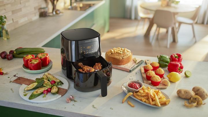 Actual product image Philips Friggitrice Ad Aria Multicooker 80 0grammi New LCD Display