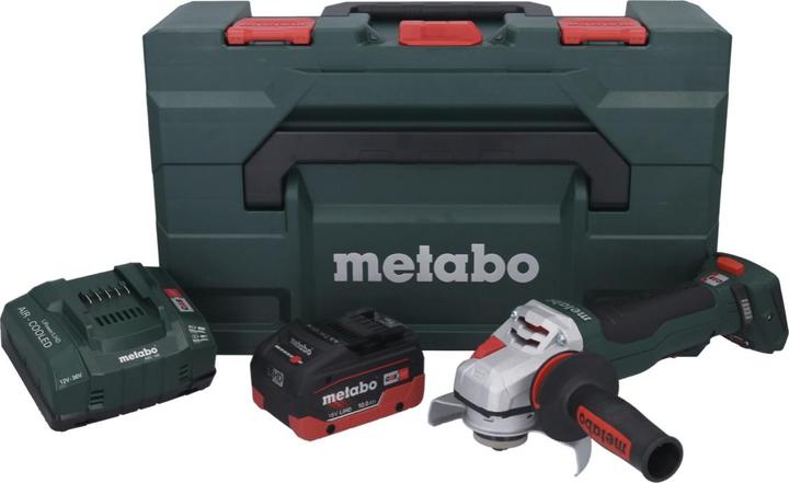 Produktbild Metabo WPBA 18 LTX BL 15-125 Quick DS Akku Winkelschleifer 18 V 125 mm Brushless + 1x Akku 10,0 Ah (125 mm)