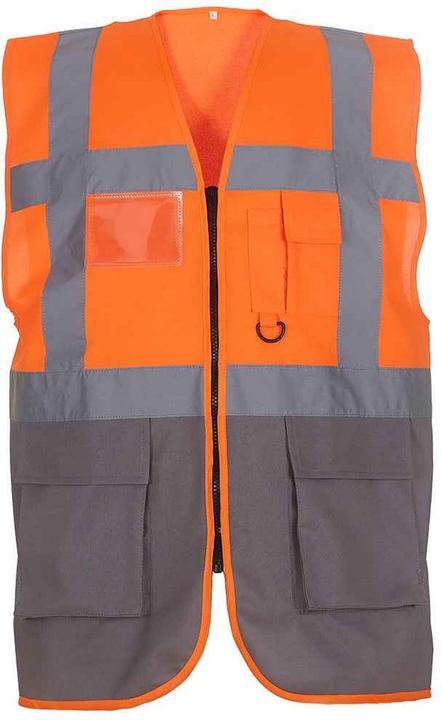 Orange/grau