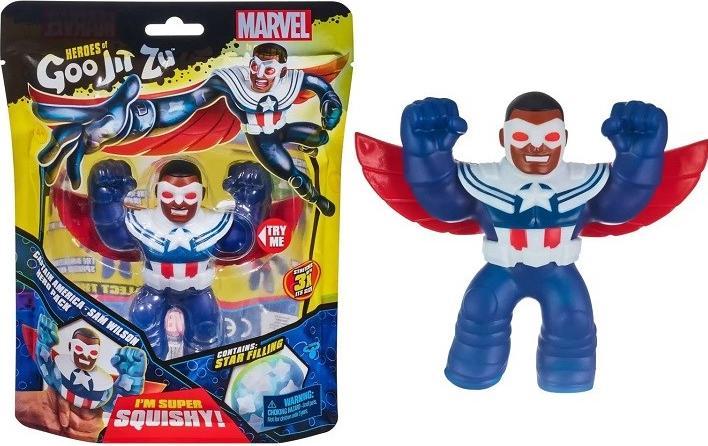 Actual product image Goo Jit Zu HEROES OF Marvel Figure single pack, W5