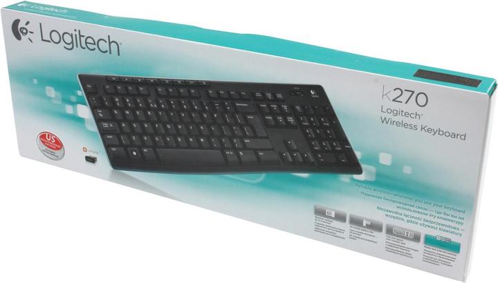 Image du produit Logitech NL K270 Clavier sans fil, disposition américaine (ING. Int., Sans fil)