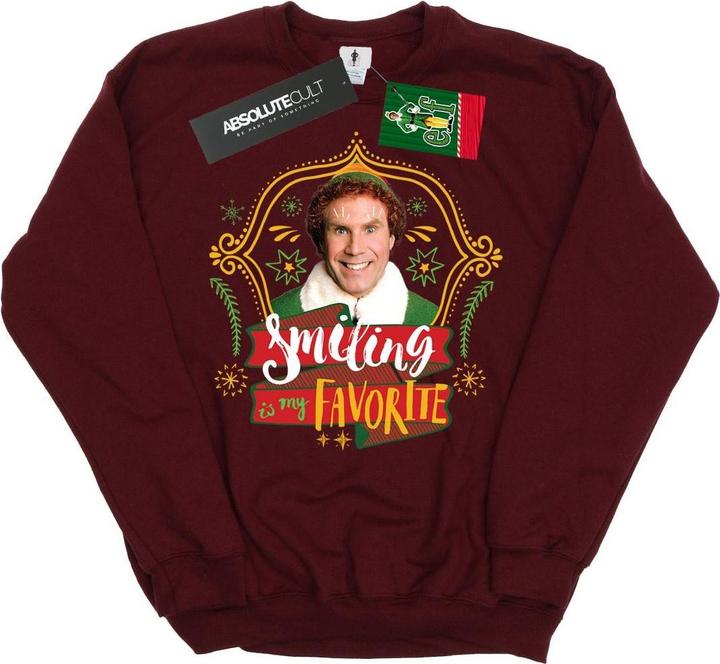 Elf Buddy Smiling Sweatshirt Jungen