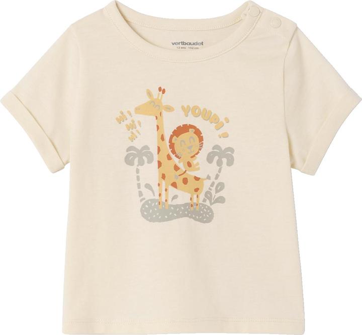 Actual product image Vertbaudet Bio-Kollektion: Baby-Set aus bedrucktem T-Shirt & Shorts (68)
