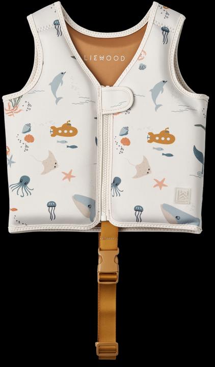 Image du produit Liewood Gilet de sauvetage Dove Sea Creature Sandy (15, 16, 17, 18, 19, 15 - 18 kg)