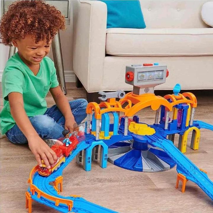 Actual product image Spin Master Mighty Express Mission Station Track