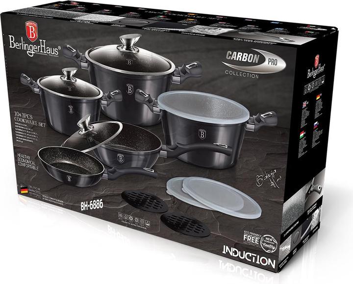Productafbeelding BerlingerHaus Metallic Line Carbon Pro Edition (20 cm, Steelpan, Aluminium)
