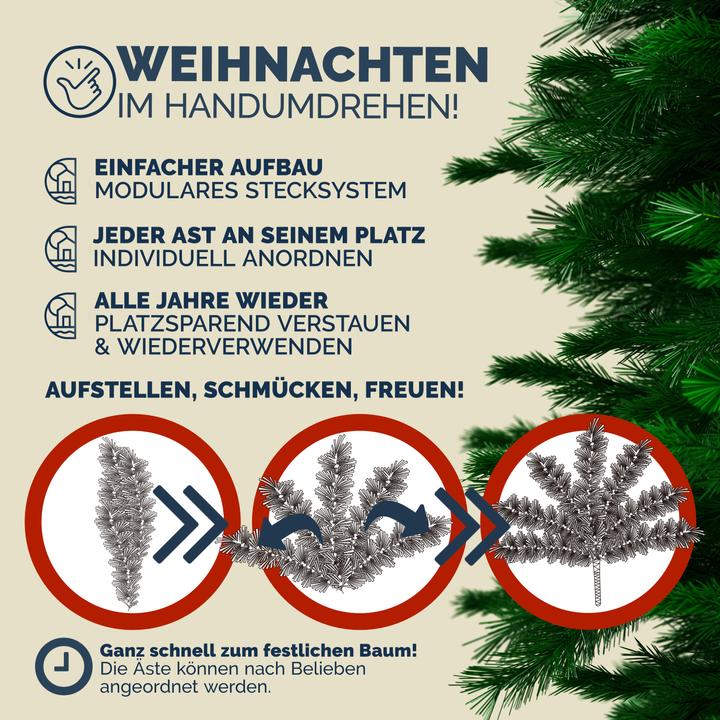 Produktbild Casaria Weihnachtsbaum (140 cm)