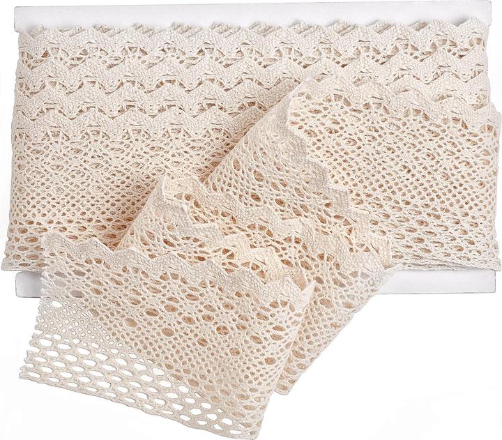 Image du produit VBS XXL ruban à crocheter "Creme", 62 mm, 10 m
