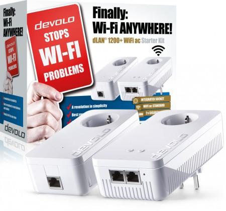 Actual product image Devolo dLAN 1200+ WiFi ac Starter Kit (1200 Mbit/s)
