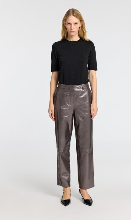 Produktbild Selected Femme Slfcora Mw Leather Pant (38)