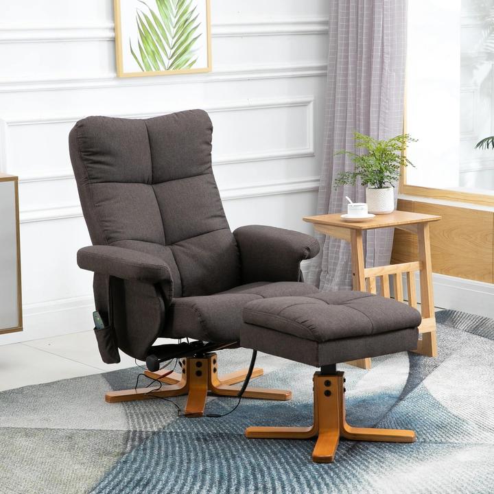 Produktbild Floki24 Massagesessel mit Fusshocker