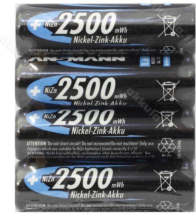 Immagine prodotto Ansmann Batteria NiZN (4 pz., AA, 1500 mAh)