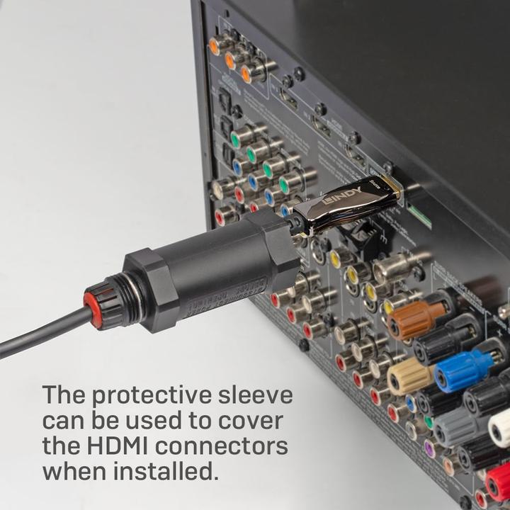Produktbild Lindy 10m gepanzert Fibre Optic Hybrid HDMI 8K60 Kabel (10 m, HDMI)