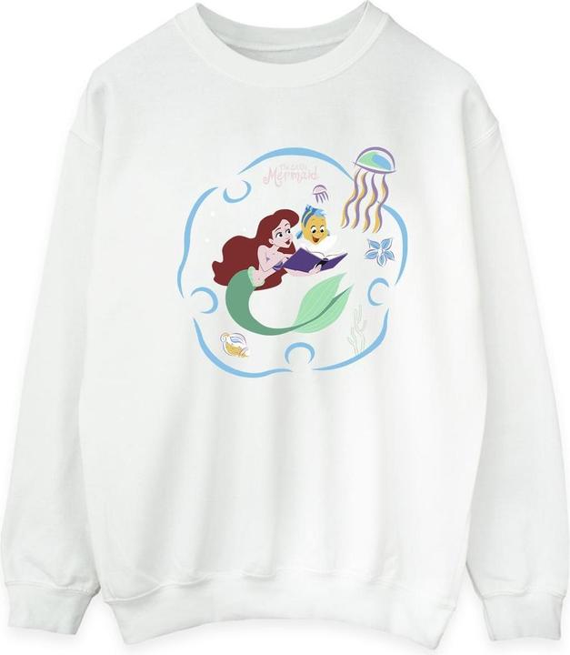Produktbild Disney The Little Mermaid Reading A Book Sweatshirt (M)