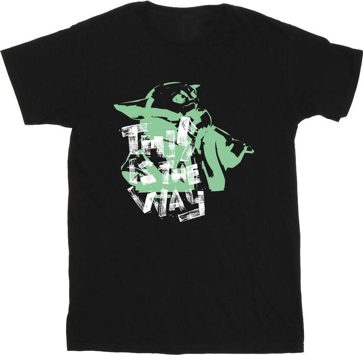 Actual product image Star Wars Mens The Mandalorian This Is The Way Grogu T-Shirt (XL)