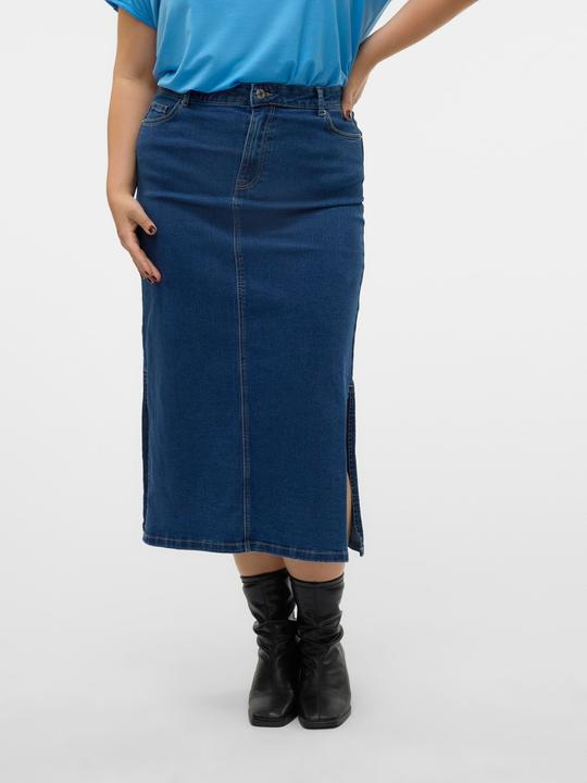 Actual product image Vero Moda VMCSERENA High waist long skirt denim skirt (46)