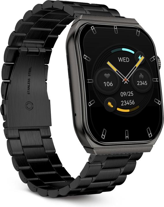 Actual product image KSIX Olympo smartwatch, AMOLED 1,96” display, 2 straps, 5 days aut., Sport and health modes, Calls